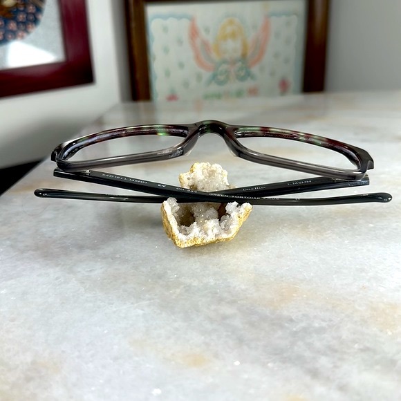 Cole Haan Glasses Frames Only Green Tortoise - Picture 7 of 8